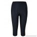 Mycoco Women's UV+ Rash Guard Pants Multi Purpose Athletic Sports Crop Leggings Swim Tights Tankini Bottom Black B077867HX8